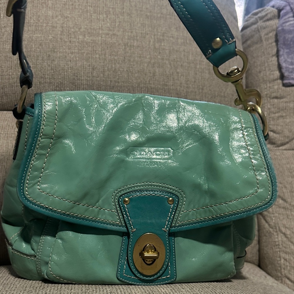 Coach VTG All in One Leather Shoulder Bag
